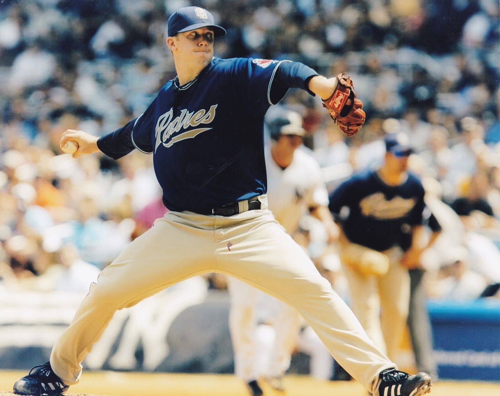 JOSH BANKS SAN DIEGO PADRES COLOR ACTION 8x10 Photo Poster painting