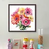 Gerbera - 11CT Stamped Cross Stitch - 40*40cm - Flower