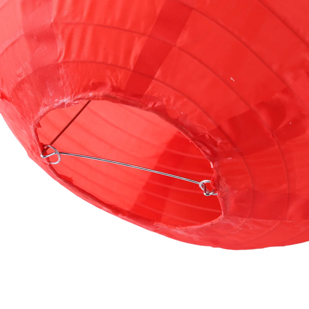 30cm Solar Hanging String Light Garden Holiday Lantern LED China Lamp (Red)