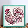 Chicken-11CT Stamped Cross Stitch 40*40cm/15.75*15.75in tapestrymarket