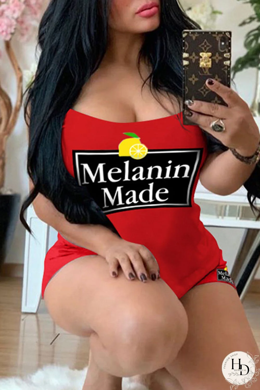 White Casual Living Print Vests Spaghetti Strap Sleeveless Two Pieces