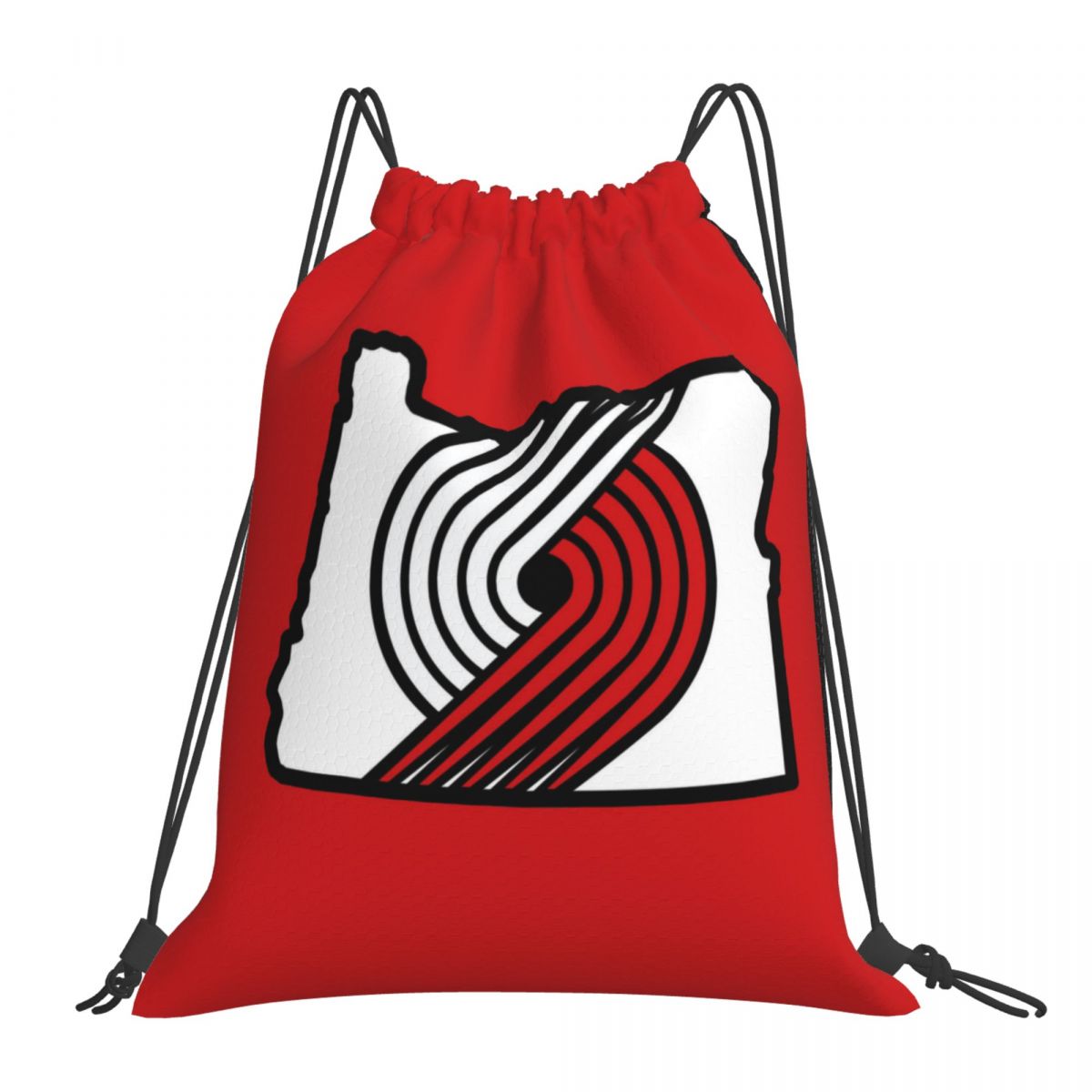 Portland Trail Blazers NBA Team Unisex Drawstring Backpack Bag Travel Sackpack