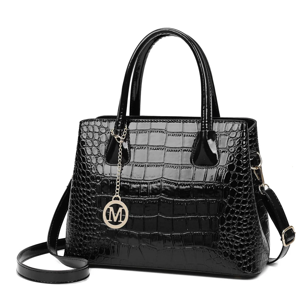 Vintage Patent Leather Simple Ladies Bag