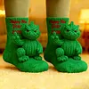 Unisex Cutie 3D Godzilla Pattern Funny Knit Socks For Holiday Gift