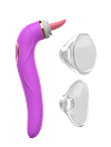 10 Vibrating Patterns Tongue Licking Toy Stimulator