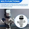 11872 Dual Split Hose Plunger Valve Hose Connector Pool Piston Valve Replacement