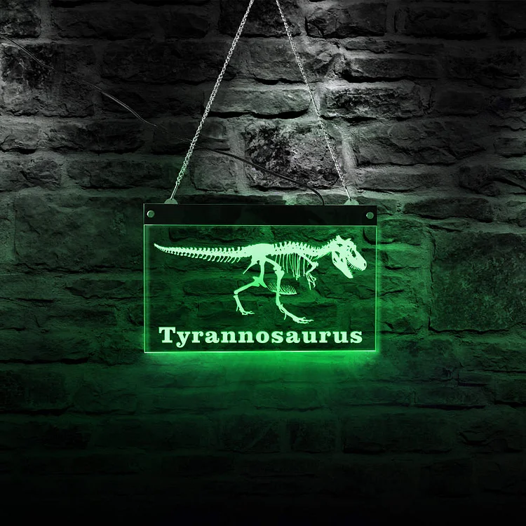 Tyrannosaurus Rex Fossil LED Neon Sign Night Lights