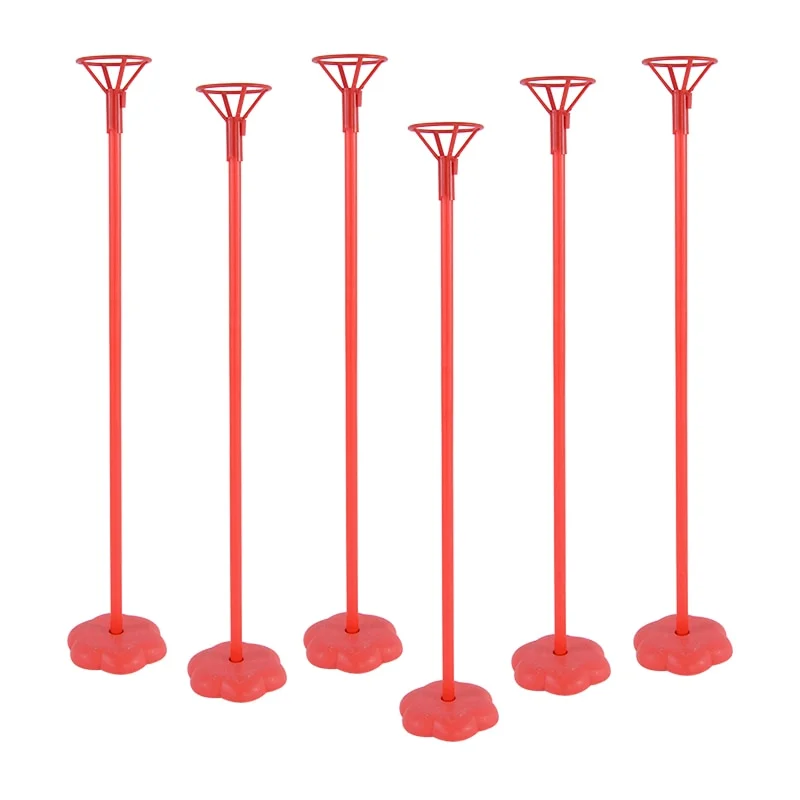 6pcs Balloon Stand Base Balloon Holder Column Support for Adult Kids Birthday Party Wedding Table Decoration Baby Shower Favors