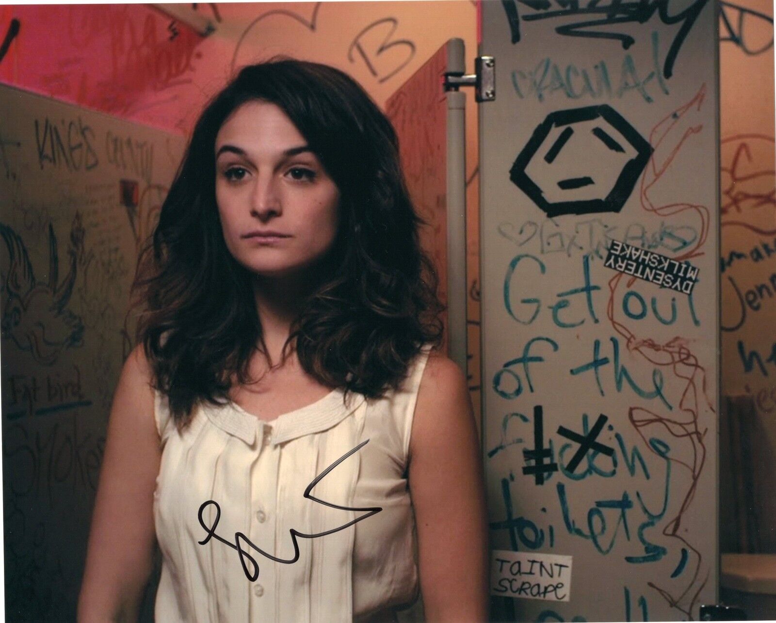 Jenny Slate signed Obvious Child 8x10 Photo Poster painting w/COA Parks and Recreation #2