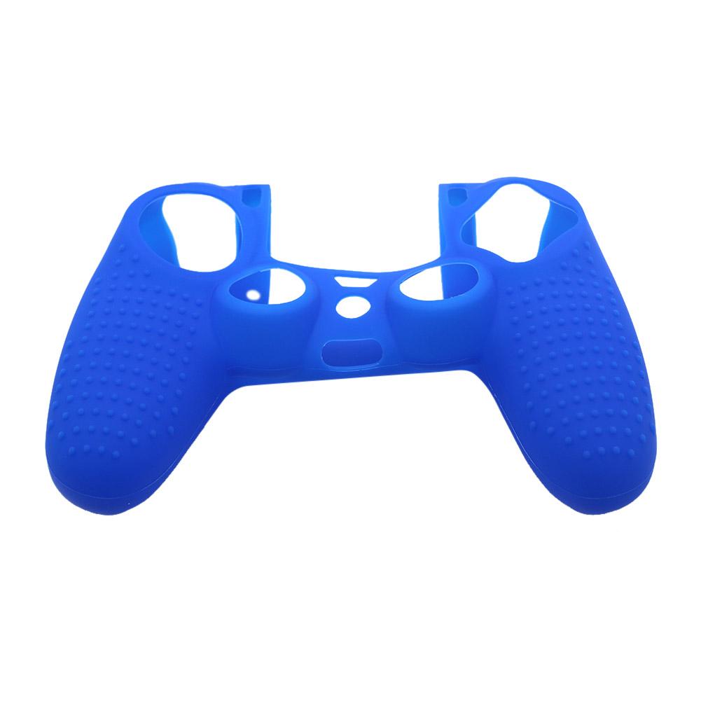 

Non-slip Soft Silicone Case Grip Cover Skin for PS4 PS4 PRO Game Controller, Blue, 501 Original