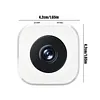 HD Wifi Surveillance Camera with Motion Detection Mini Nanny Cam Wide Angle Small Indoor Camera for Baby Room Home Office Warehouse