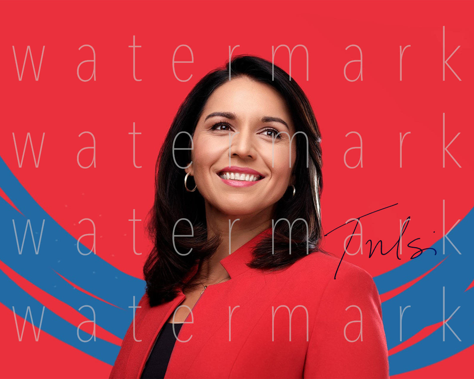 Tulsi Gabbard signed 8x10 Photo Poster painting print picture poster art autograph RP