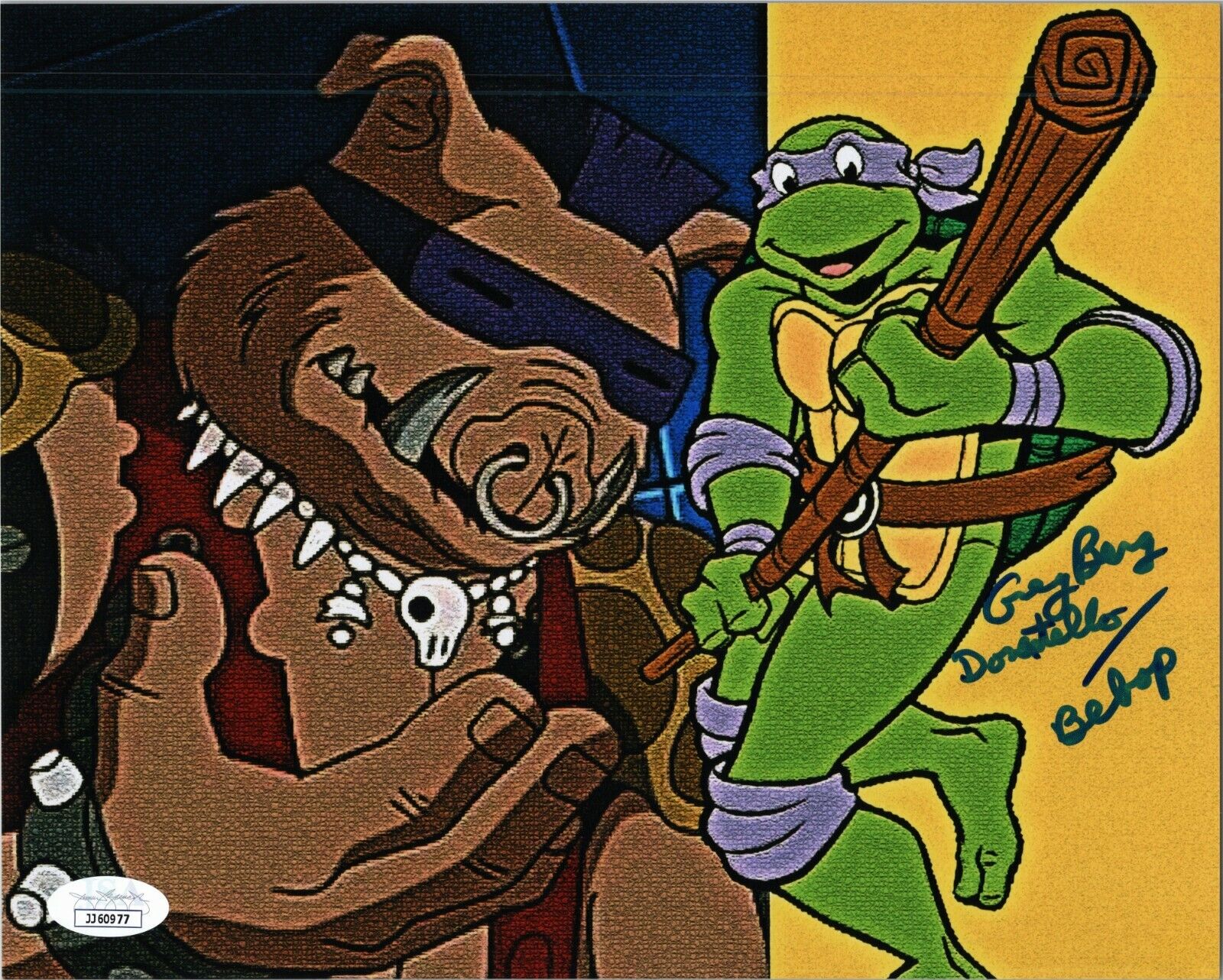 GREG BERG Signed Donatello TEENAGE MUTANT NINJA TURTLES