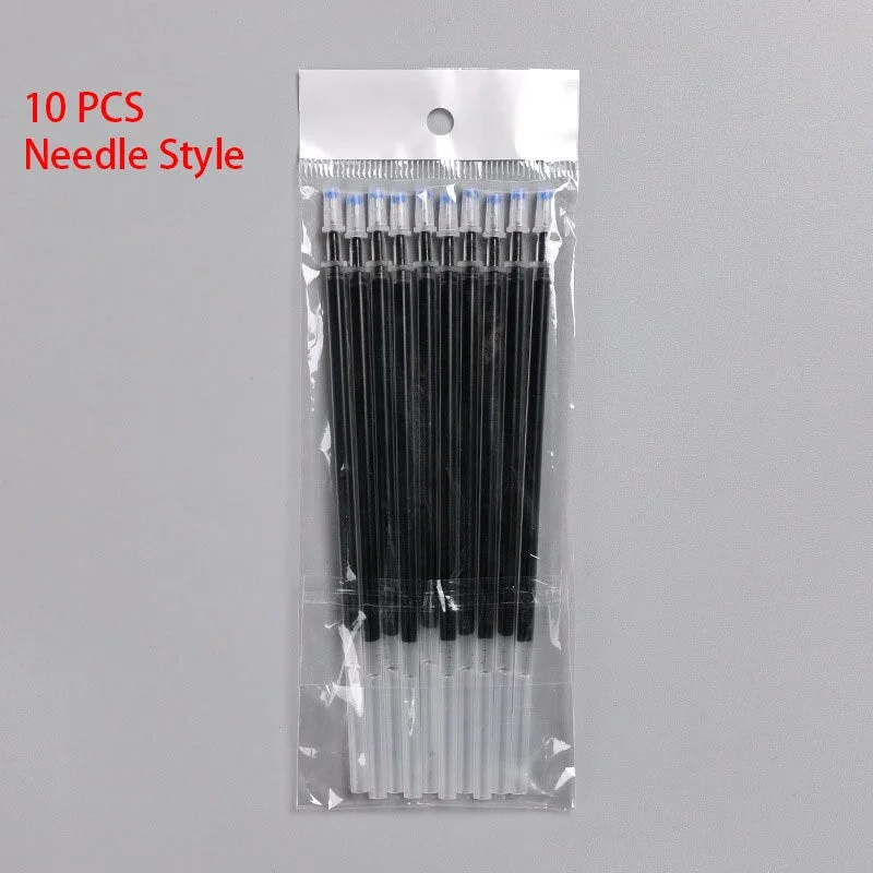 1 Package Gel Pen Refill Office Signature Rods Red Blue Black Ink Office School Stationery Writing Supplies Handles Bullet