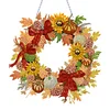 DIY Acrylic Special Shaped Diamond Painting Fall Wreath Ornament Hanging Kit