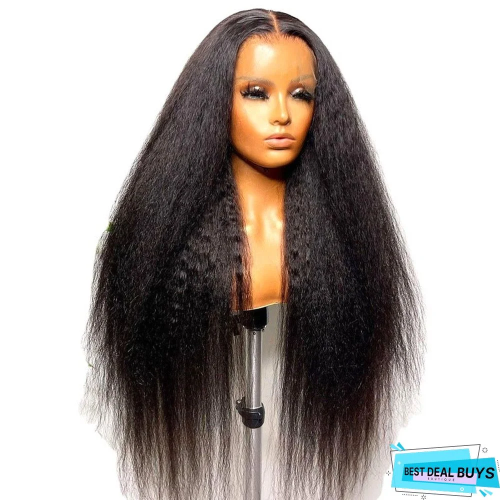 Fluffy Long Straight Hair Wig Female High-Temperature Silk Chemical Fiber Headgear