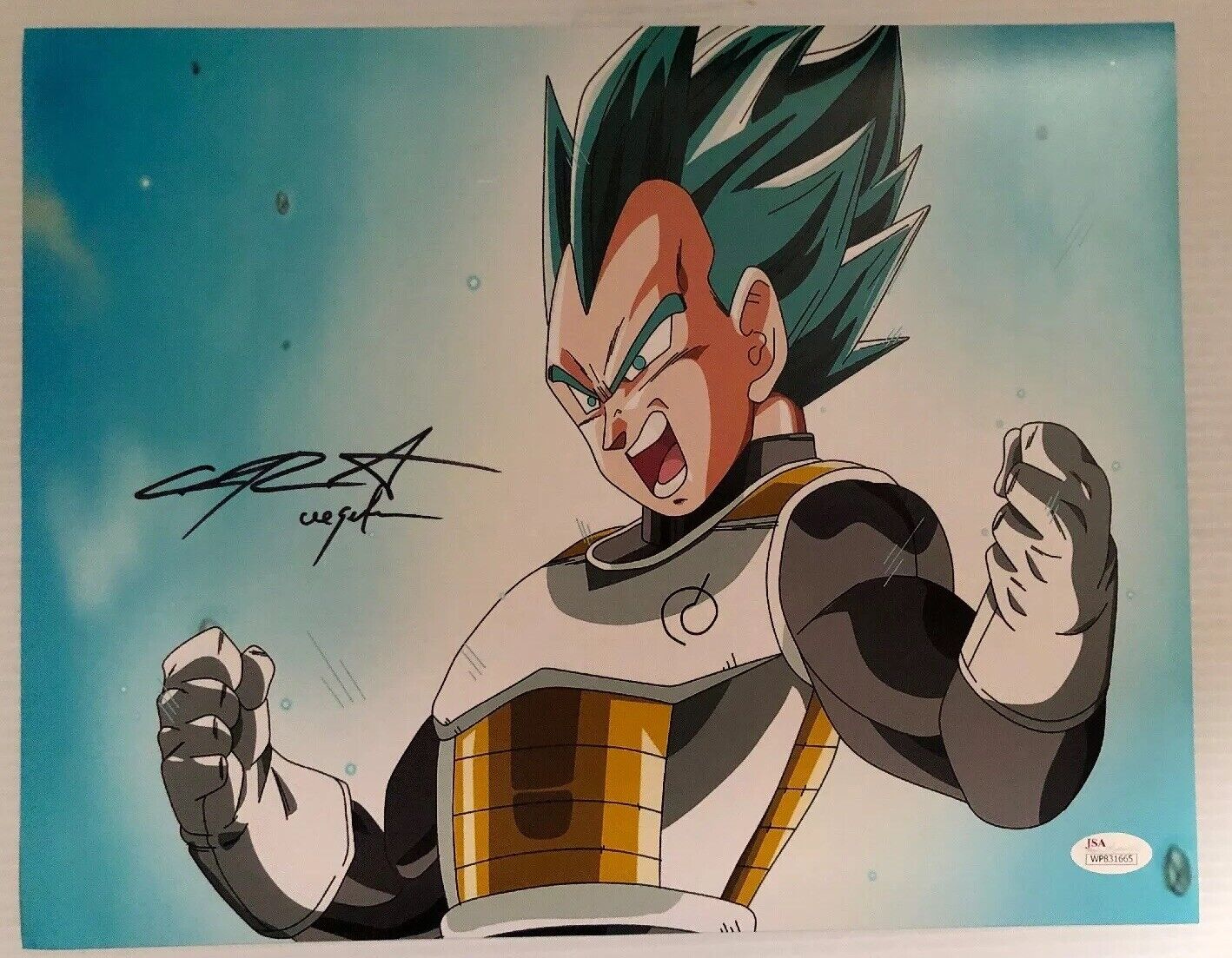 Chris Sabat Signed Autographed 11x14 Photo Poster painting Dragon Ball Z Vegeta JSA COA 13