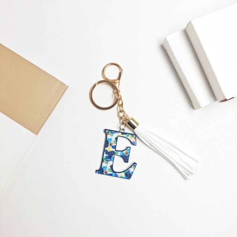 Elegant Streetwear Letter Pu Leather Alloy Women’s Bag Pendant Keychain