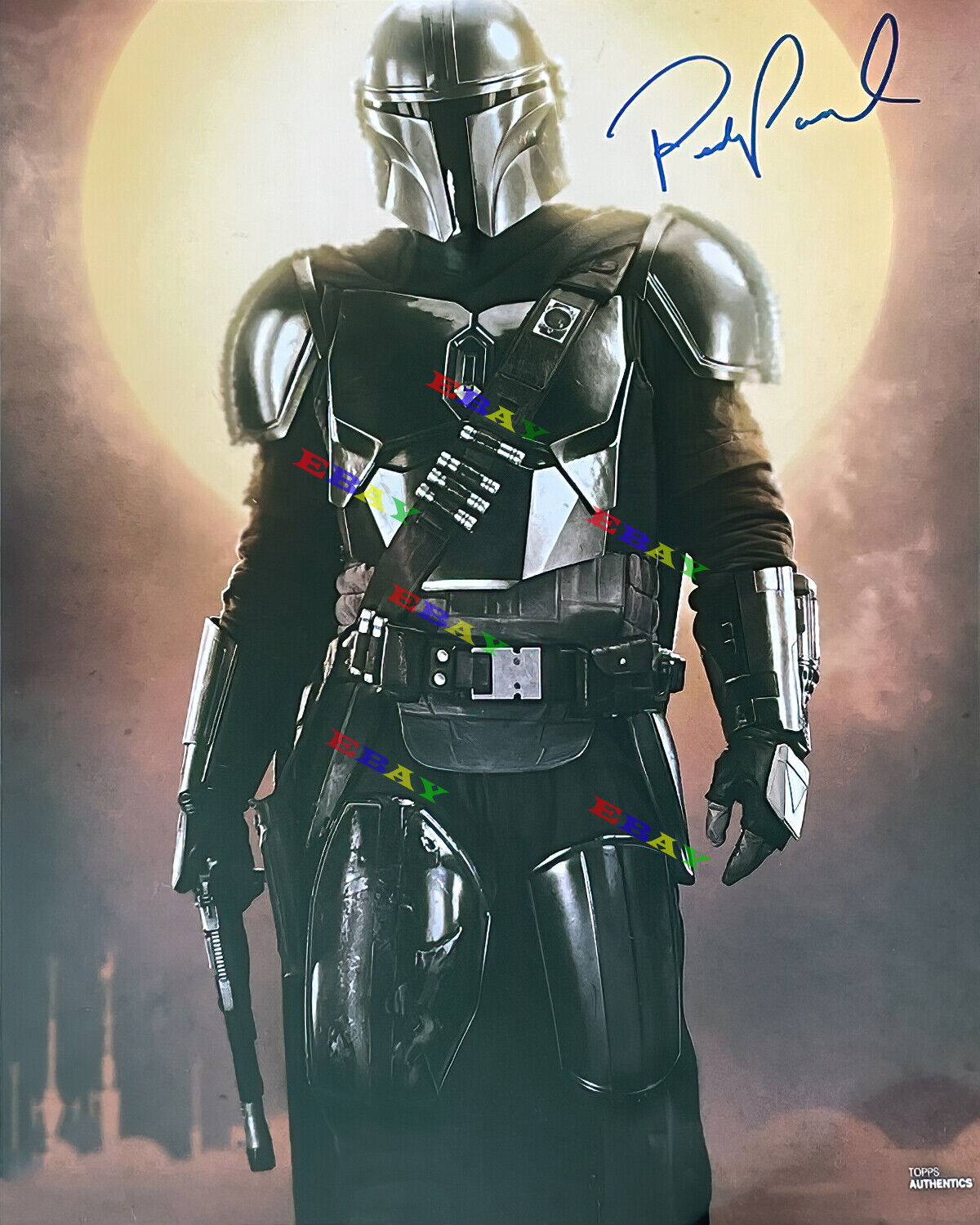 Star Wars Pedro Pascal Mandalorian Autographed 8x10 Signed Photo Poster painting REPRINT