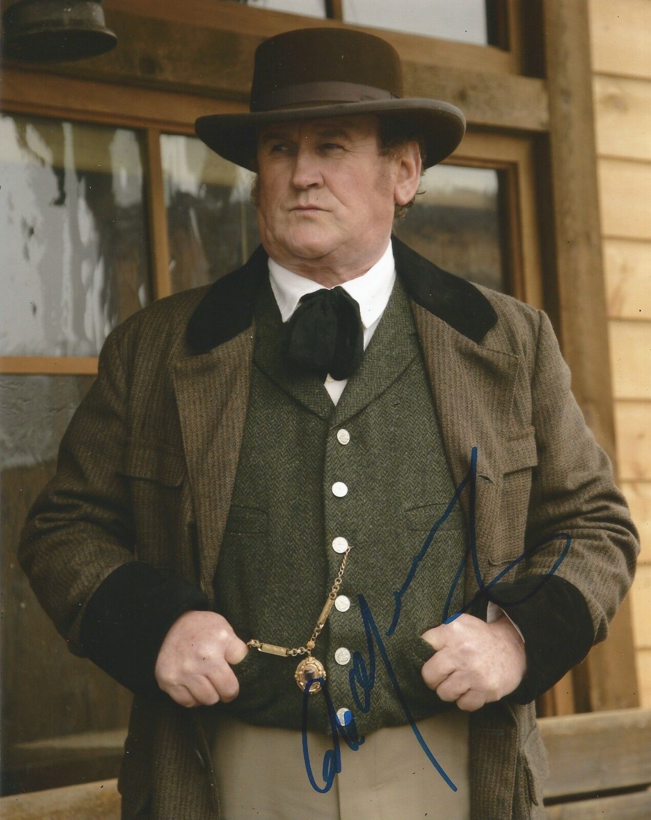 Colm Meaney Signed Hell On Wheels 10x8 Photo Poster painting AFTAL