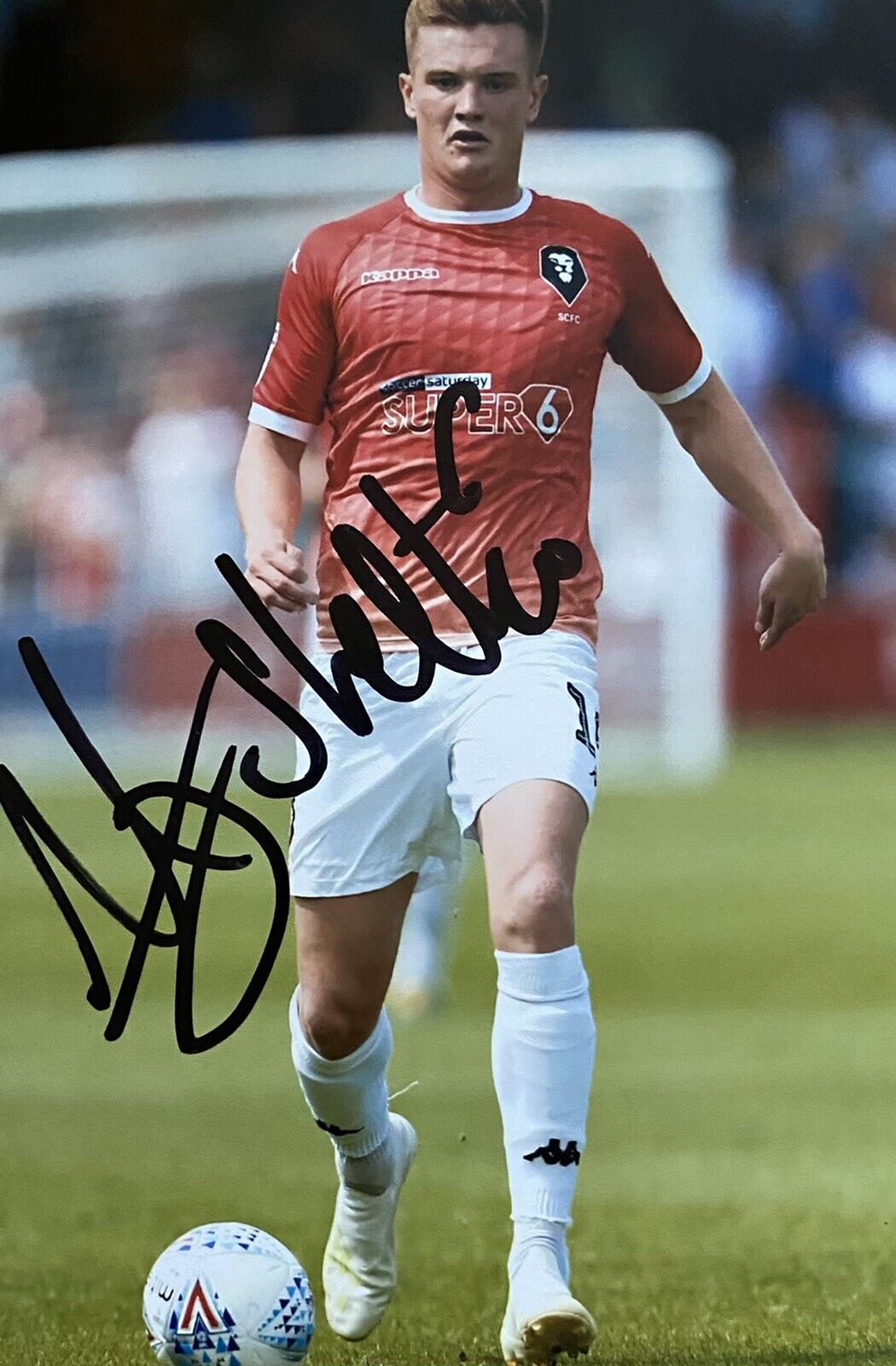 Mark Shelton Genuine Hand Signed Salford United 6X4 Photo Poster painting