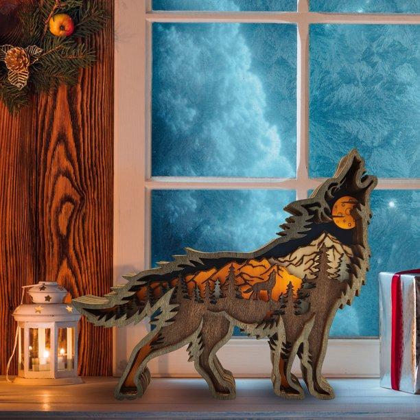 Last Day 49% OFF - Wolf Carving Handcraft Gift