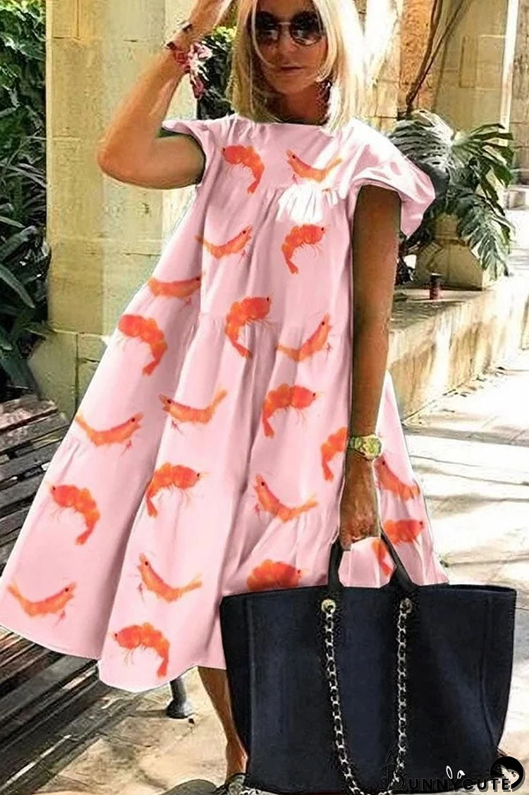 Lovely Sweet Print A-line Dress