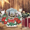 DIY Christmas Jesus Diamond Painting Wooden Desktop Ornament