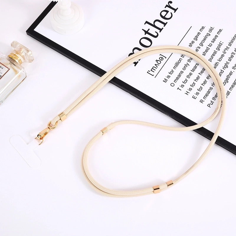 Minimalist Solid Color Nylon Mobile Phone Chain