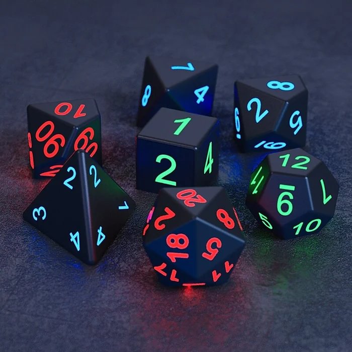 DND Dice Rechargeable with Charging Box（7 PCS）