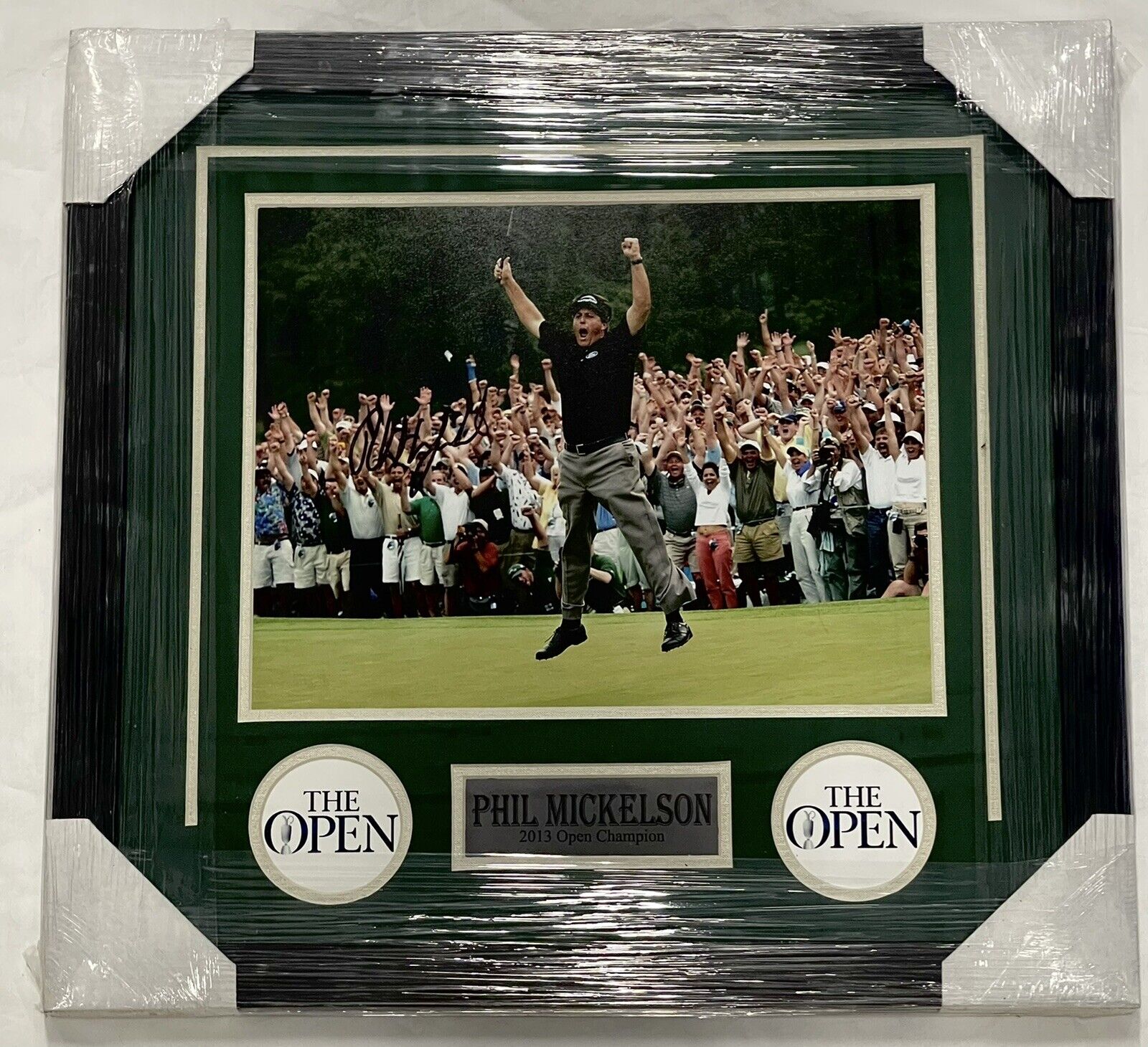 Phil Mickelson Signed Auto Custom Framed 11x14 Photo Poster painting Masters The Open PSA/DNA