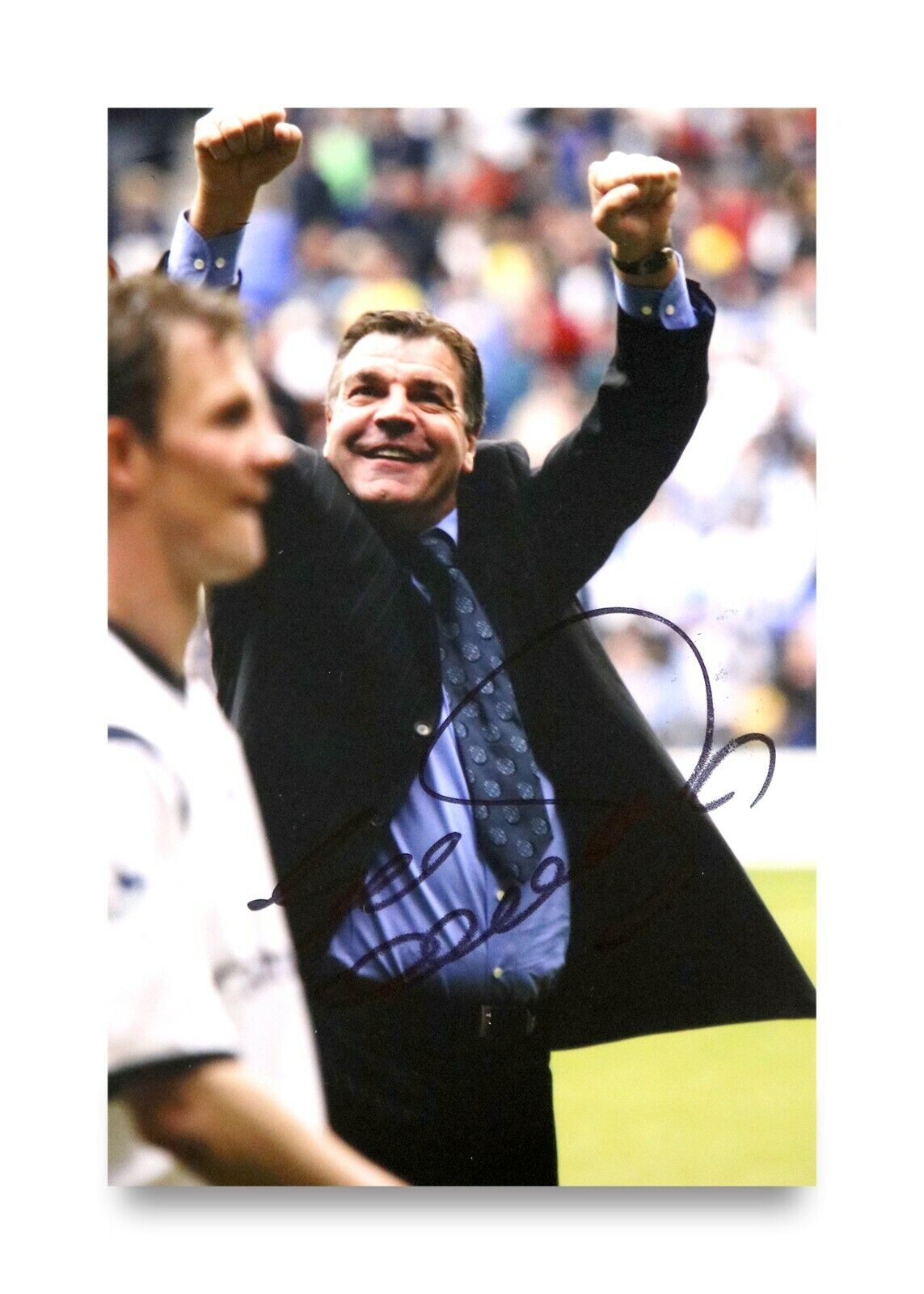 DAMAGED Sam Allardyce Signed 6x4 Photo Poster painting West Bromwich Albion Mgr Autograph + COA