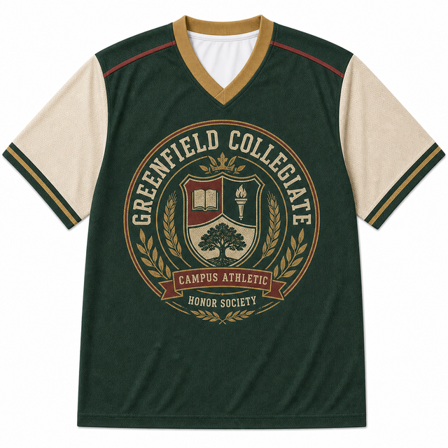 Varsity Greenfield Collegiate Short Sleeve Jersey