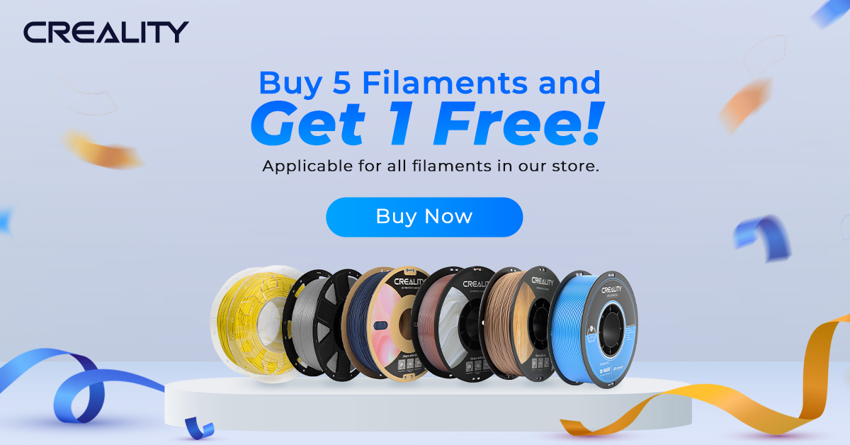 official store discount deals: Buy 5 filaments and get 1 free！