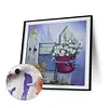 (4Pcs)Flowers-Paint by Numbers Acrylic Painting 20*20cm
