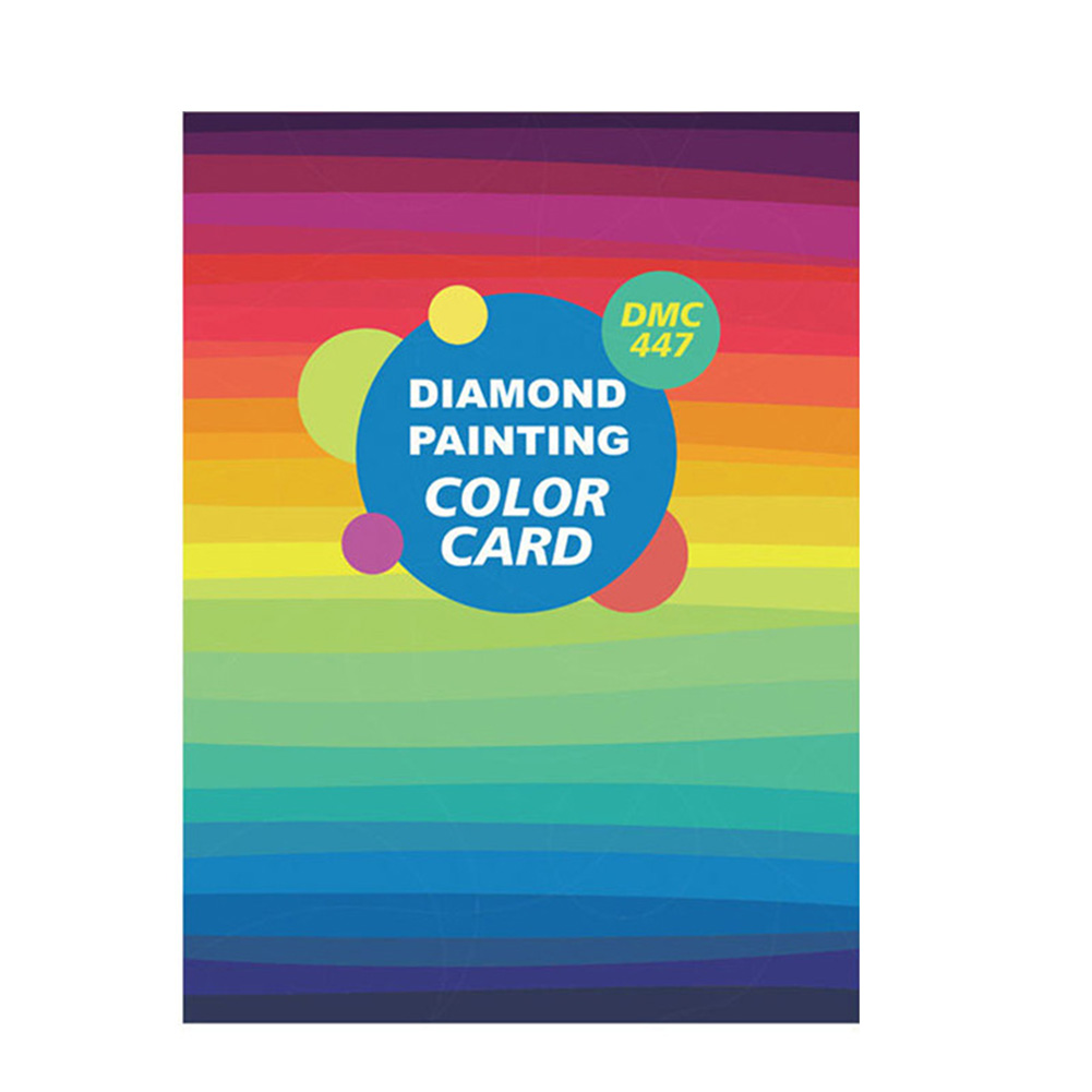

Diamond Painting Full Range Square Round Drill DMC447 Color Card, 501 Original