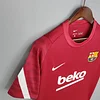2021-2022 Barcelona Training Suit Red love fball