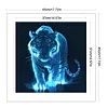 Tiger-11CT Stamped Cross Stitch 45*45cm tapestrymarket