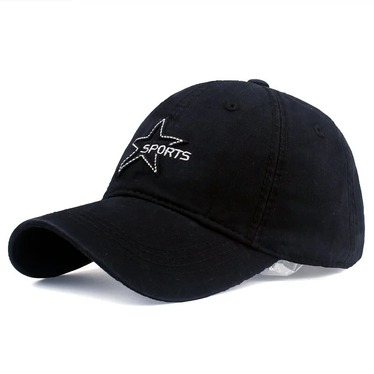 [YARBUU] brand Baseball CapCasual Hat For Men women star snapback cap Letter SPORTS Embroidery Baseball Caps