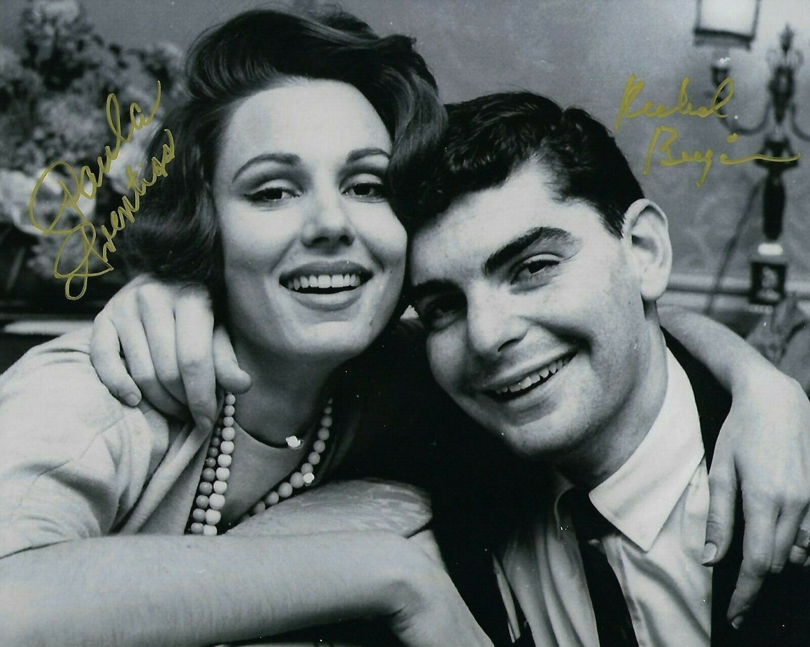 GFA He & She Show * PAULA PRENTISS & RICHARD BENJAMIN * Signed 8x10 Photo Poster painting B COA