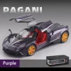 1:24 Pagani Sports Car Alloy Car Model With Sound And Light Pull Back Steering Metal Car Model