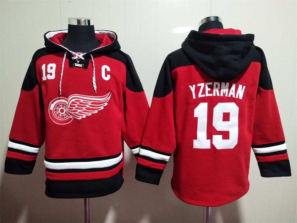 Detroit Red Wings Hoodie #19 YZERMAN mysite