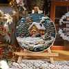 Xmas House-Embroidery Kit