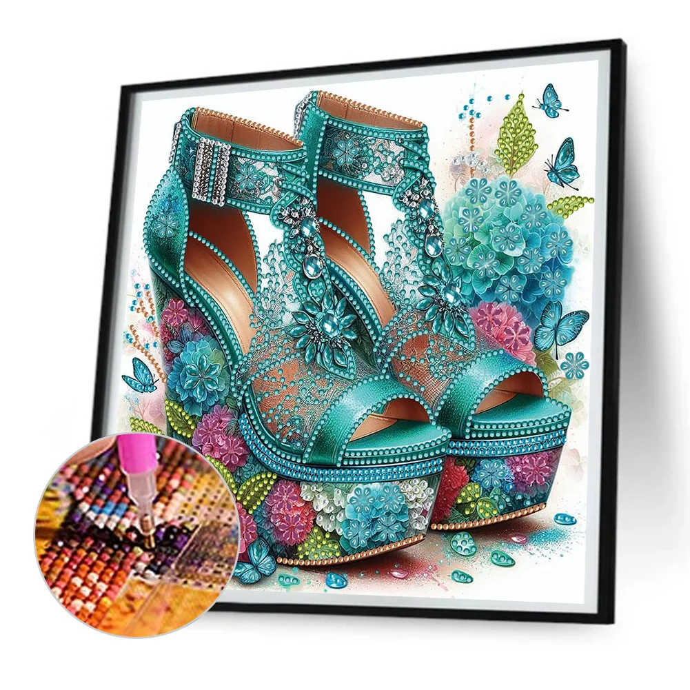 Diamond Painting - Partial Special Shaped Drill - High Heel(Canvas|30*30cm)