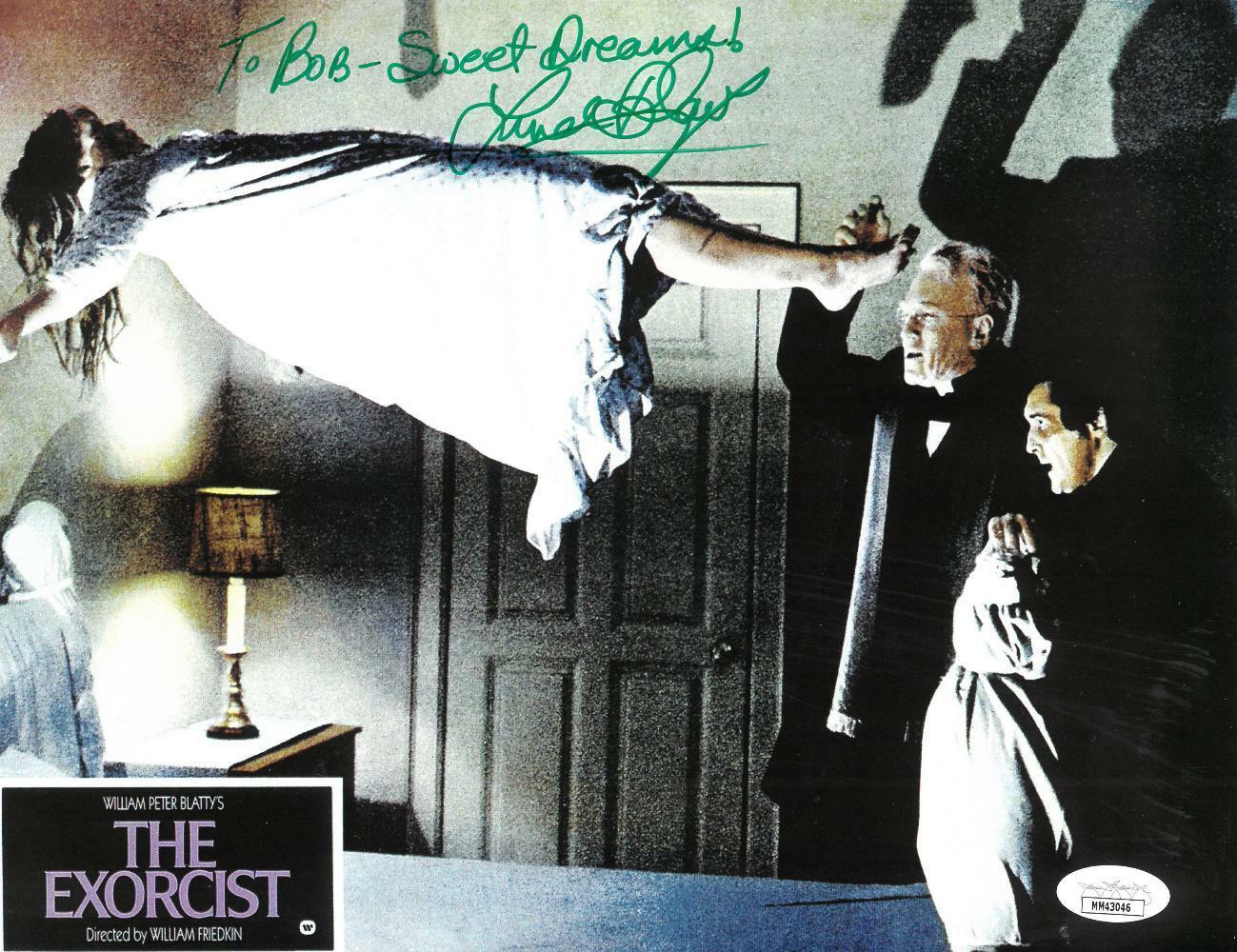 Linda Blair Signed Exorcist Authentic Autographed 8.5x11 Photo Poster painting JSA #MM43046