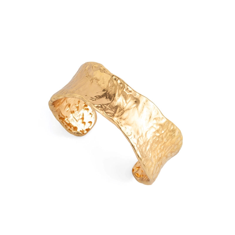 Minimalist Classic Style Solid Color Alloy Irregular Plating Women’s Bangle