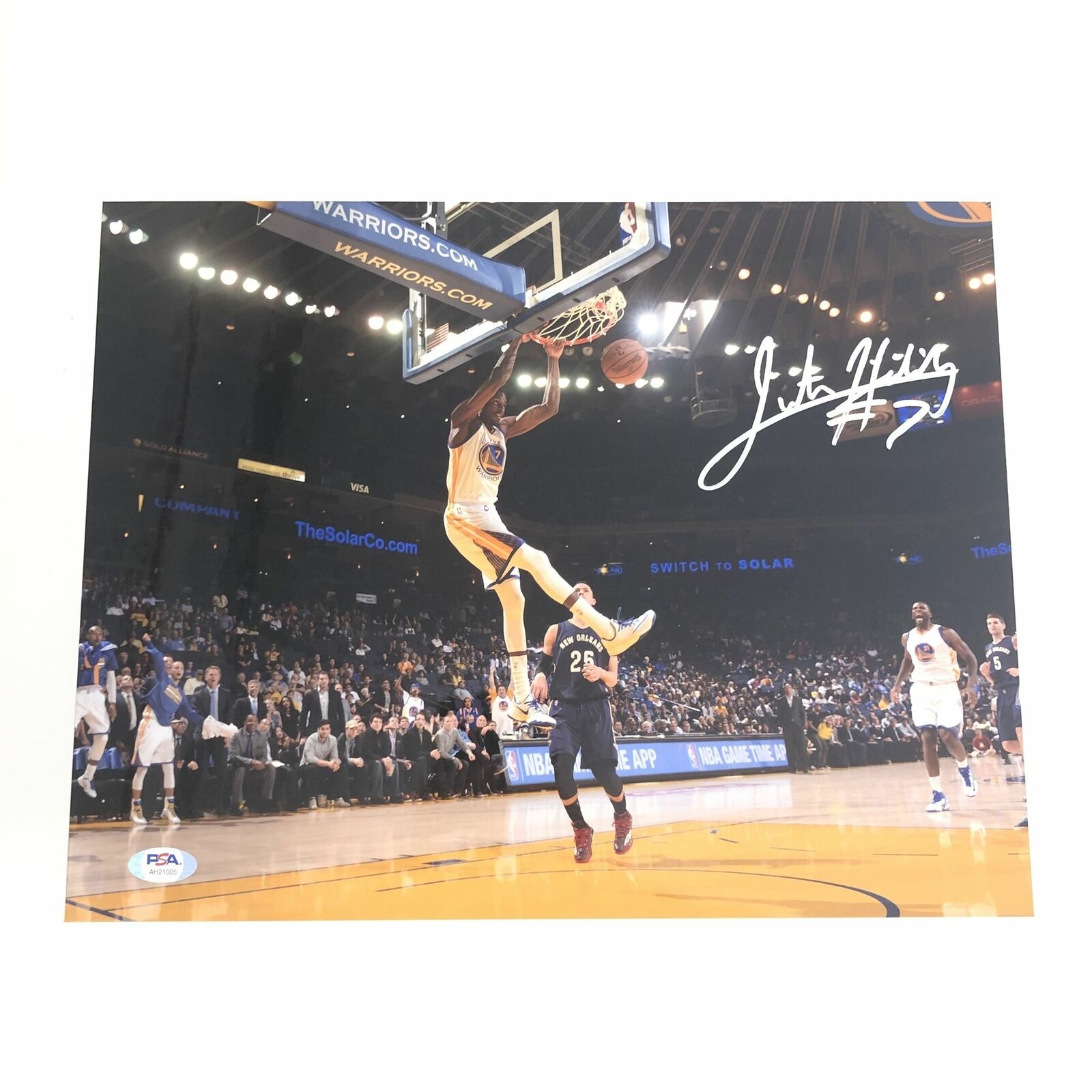 Justin Holiday signed 11x14 Photo Poster painting PSA/DNA Golden State Warriors Autographed