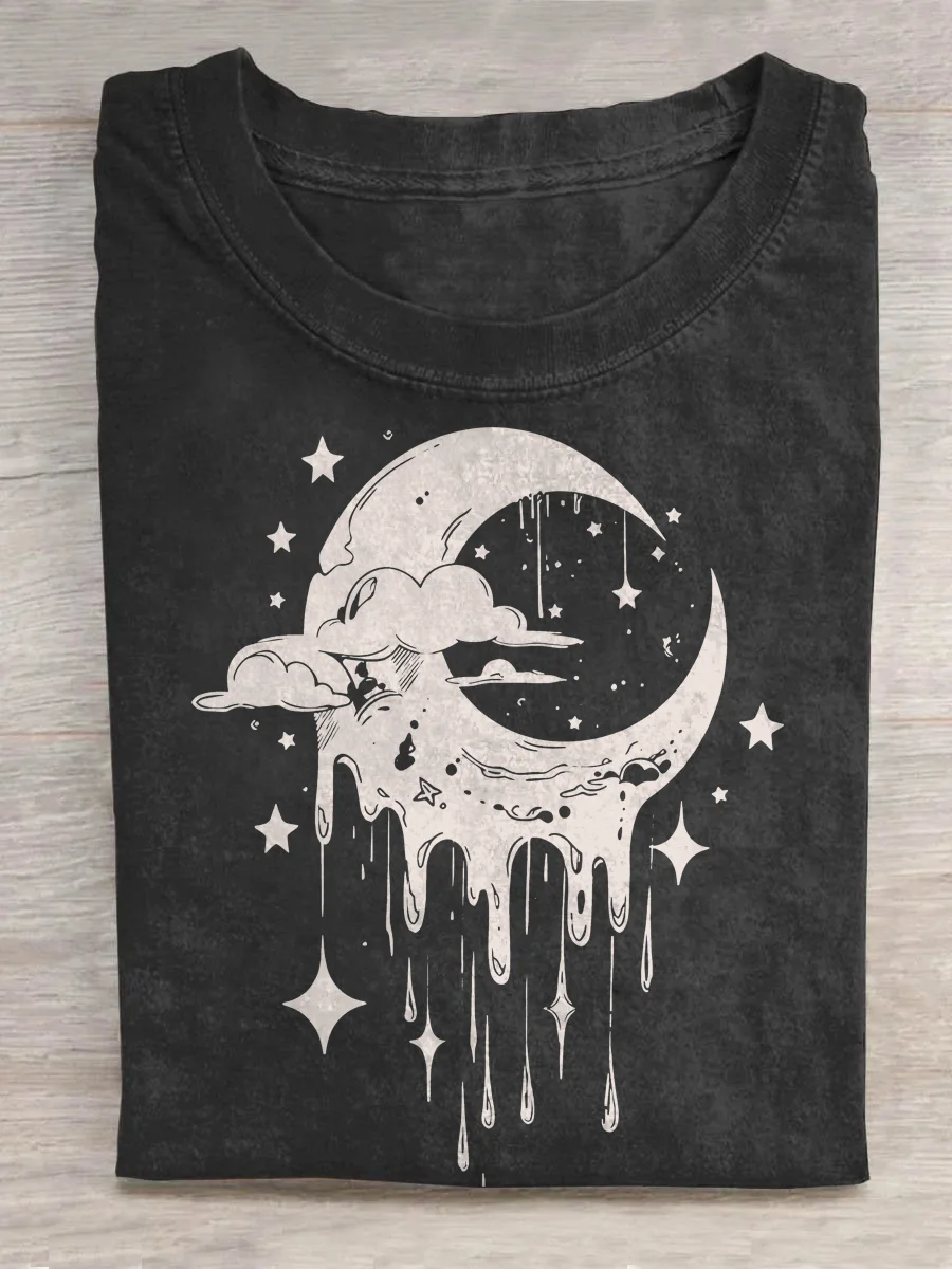Eagerlys Melting Moon T-shirt Eagerlys