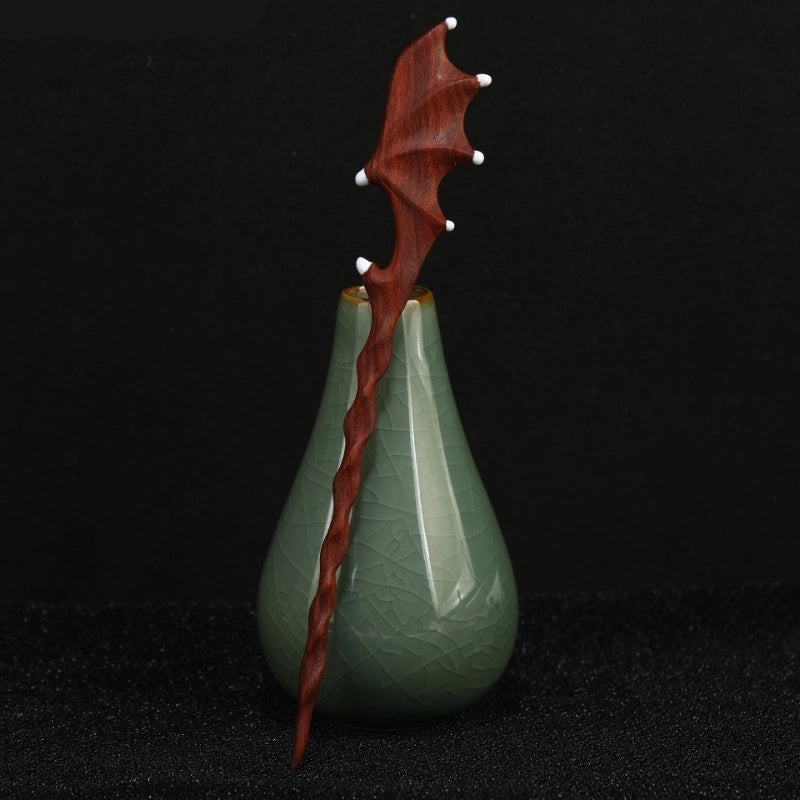 Women's Chinoiserie Retro Ethnic Style Geometric Wood Hairpin