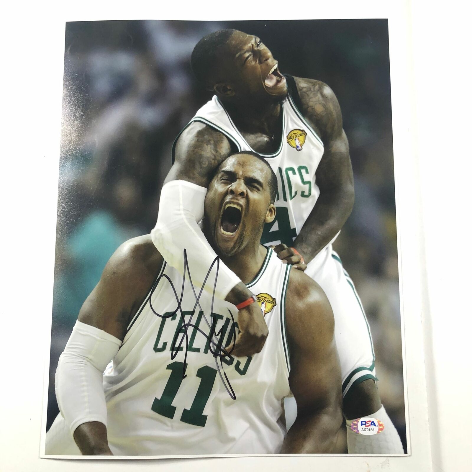 Glen Davis signed 11x14 Photo Poster painting PSA/DNA Boston Celtics Autographed